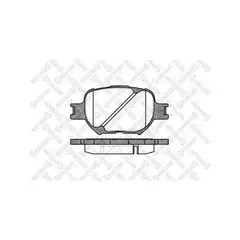 753 000-SX 742 00=FDB1528 !колодки дисковые п. Toyota Corolla 2.0D 02>/Corolla Verso 1.8/2.0D 02>