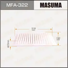Фильтр Воздушный MASUMA MFA322