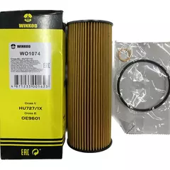 Масляный фильтр (WO1074, HU727/1X, OE9601) для Mercedes-Benz Sprinter W202 W210 W124 Vito, Ssang Yong Actyon Korando Kyron Musso Rexton