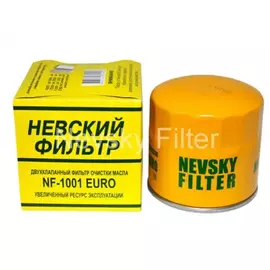 NF1001EURO Фильтр масляный /24шт/ ВАЗ 2101-07 2120 УАЗ РАФ МОСКВИЧ ИЖ ГАЗ ГАЗель Бизнес, 100101101