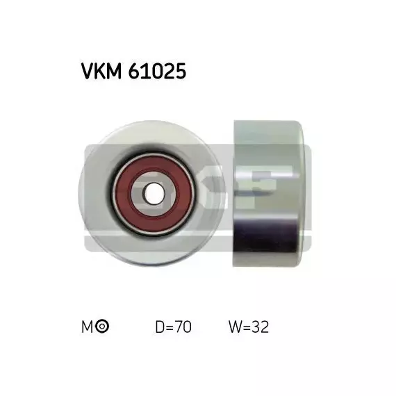 Ролик обводной приводного ремня SKF VKM 61025 - SKF арт. VKM 61025