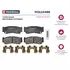 Торм. колодки дисковые задн. Hyundai H-1 I 97- Santa Fe I, II 04- (M2624488) Marshall M2624488